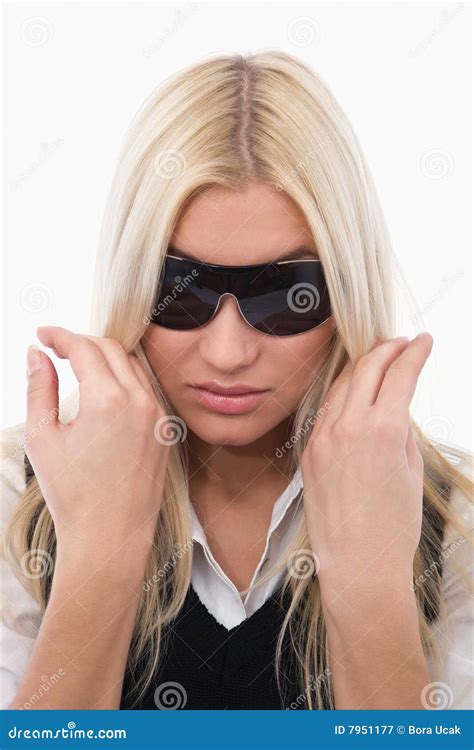 Girl With Sunglass Stock Image Image Of Healthy Beautiful 7951177