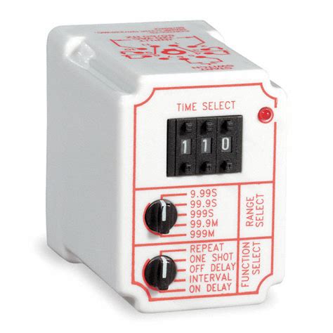 See the picture that, the input supply is given to the timer coil, but there is no output until the. DAYTON 10-Function Time Delay Relay, 120VAC, 10A Contact ...