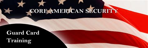 Find millions of results here Security Guard Card Training - Core American Security