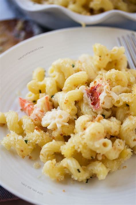 Lobster And Shrimp Mac N Cheese Recipe Recipes Seafood Dishes