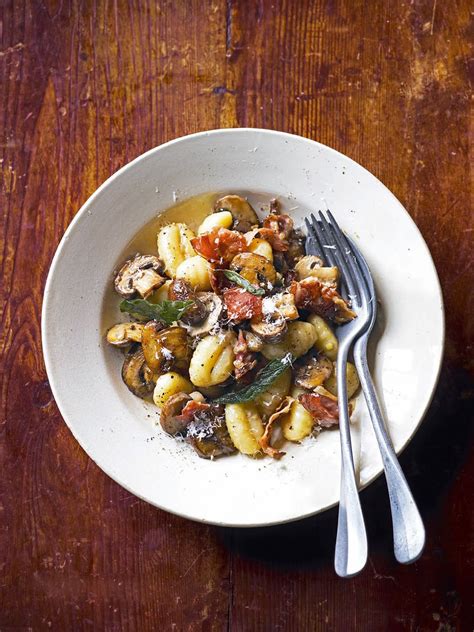 Creamy mushroom and speck gnocchi | Recipe | Gnocchi ...