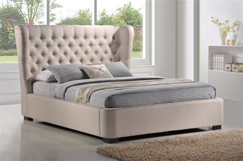 Queen Platform Bed Frame With Upholstered Headboard ~ Amolife Queen Size Platform Bed Frame With