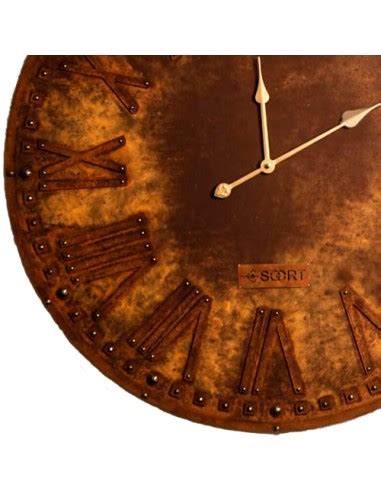 Rustic Roman Numeral Wall Clock Handmade Rustic Clock