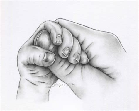 original-charcoal-drawing,-mother-and-baby-hands,-hands-drawing,-baby-hands-sketch,-charcoal