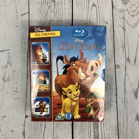 Disney The Lion King Trilogy Blu Ray Set 3 Discs New