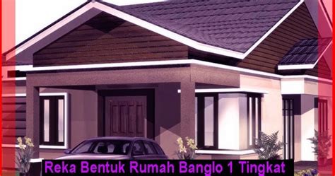 Banglo setingkat telah siap dibina! Reka Bentuk Rumah Banglo 1 Tingkat Yg Comel | Berkongsi ...