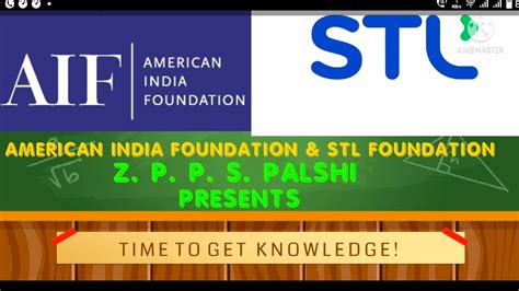 Aif And Stl Foundation Z P P S Palshi Shahar Youtube