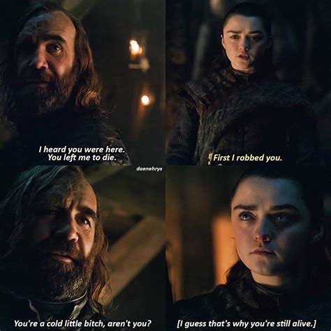Arya And The Hound Episode 1 Season 8 Game Of Thrones Game Of