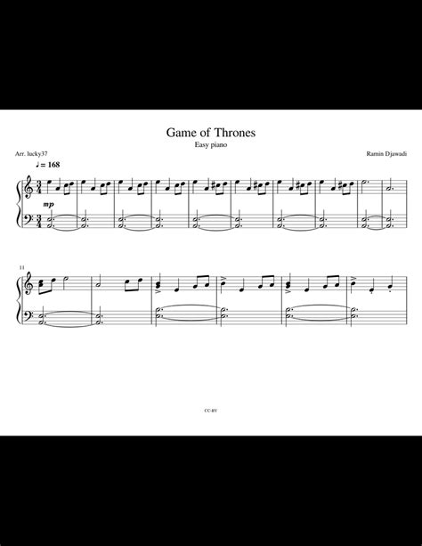 Download game of thrones violin piano sheet music pdf that you can try for free. Game of Thrones Easy piano sheet music for Piano download ...