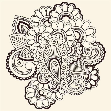 Apuntesymas Megapost De Mandalas Paisley Doodle Mehndi Tattoo Henna