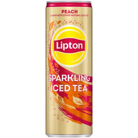 Lipton Peach Sparkling Iced Tea 12 Fl Oz Ralphs