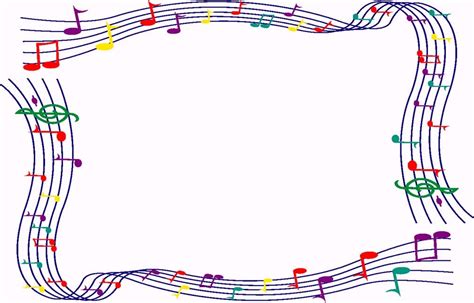 Music Notes Border Clipart Clip Art Library