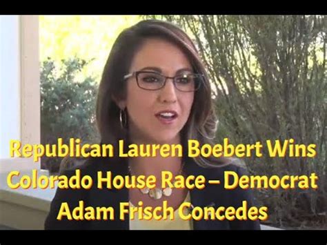 Republican Lauren Boebert Wins Colorado House Race Democrat Adam