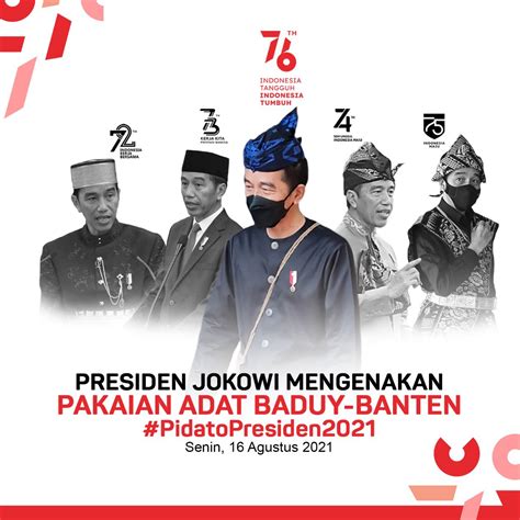 Sidang Tahunan Mpr Jokowi Kenakan Pakaian Adat Baduy Faktabanten Co Id