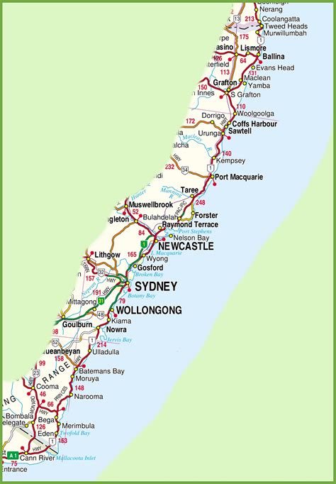 Map Of Nsw Roads Png Six Maps Hot Sex Picture