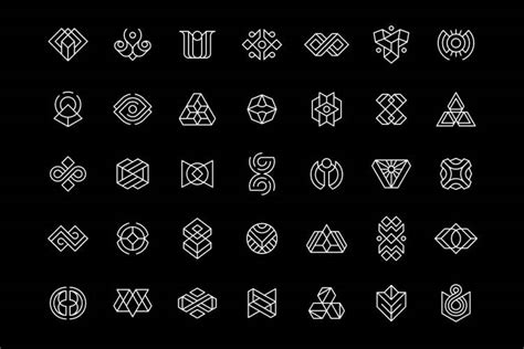 The 20 Finest Design Templates For Developing Geometric Logo Designs