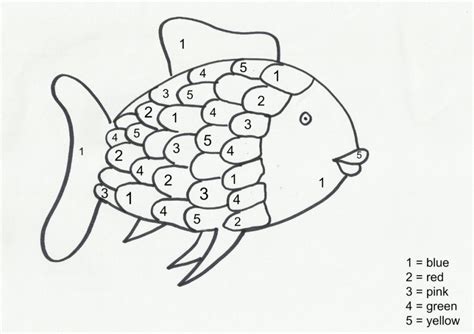 The package contains one scale per species, defined by five dominant colors. Rainbow Fish Printable Coloring Page - Coloring Home