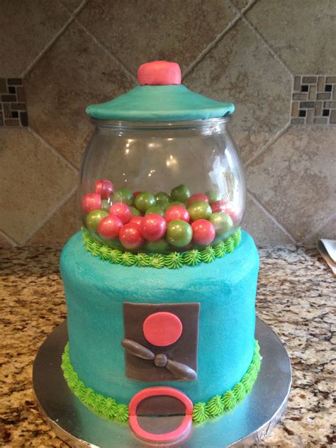 Bubble Gum Machine Cake Custom Cakes Bubble Gum Machine Cake