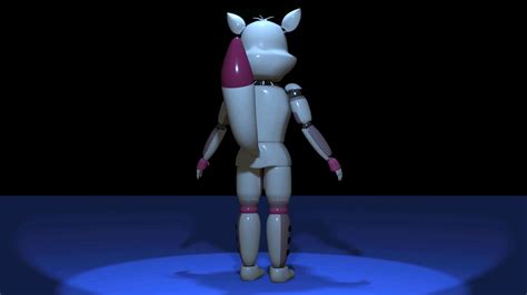 Funtime Foxy 3d Model Made In Blender Rfivenightsatfreddys