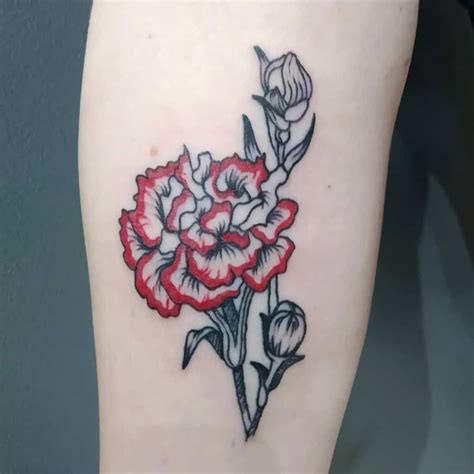 Top 33 Best Carnation Tattoo Ideas 2021 Inspiration Guide