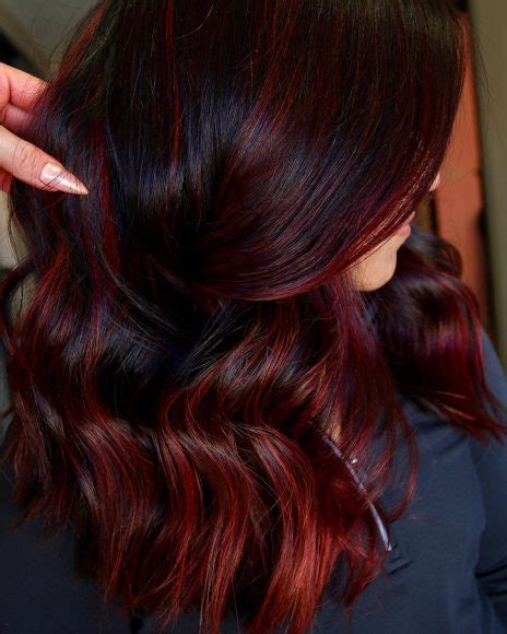 Brown Hair With Red Highlights Hairstyles Inspiration Guide