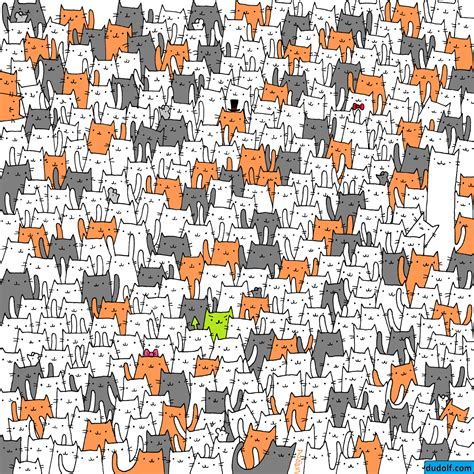 Can You Find A Bunny Among The Cats