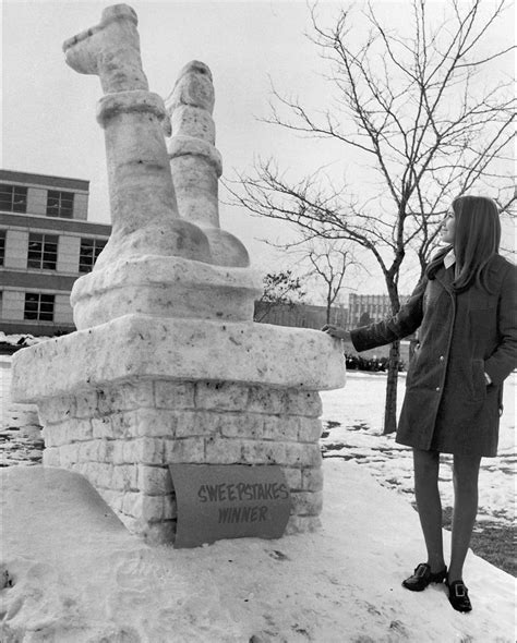 Winter Inversion A Snow Sculpture Contest From 1969