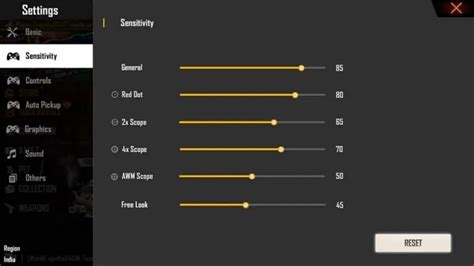 Best Sensitivity Settings For Free Fire Max To Hit Headshots In Close