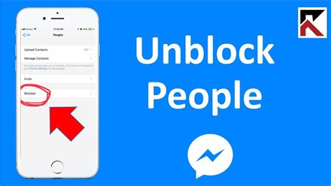 How To Unblock Someone On Facebook Messenger Youtube
