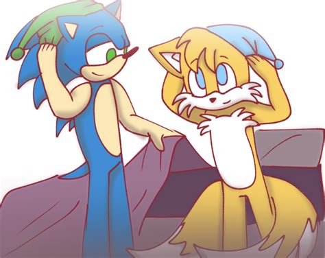 Sonic And Tails Getting Ready For Bed By Sapphirechimera37 On Deviantart