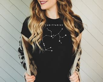Sagittarius Sign Shirt Zodiac Shirt Astrological Tee Etsy