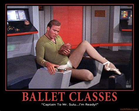 Ballet Classes Star Trek Funny Captain Kirk Star Trek