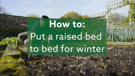 How To Put A Raised Bed To Bed For Winter Youtube