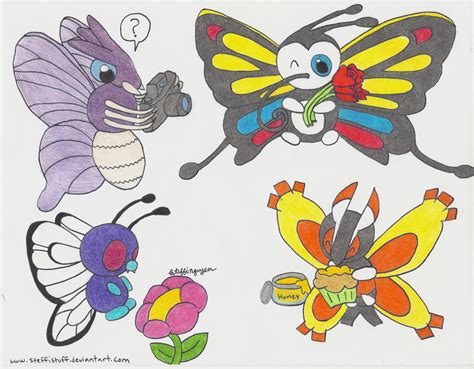 Butterfly Pokemon 1 By Comic O Cafe On Deviantart
