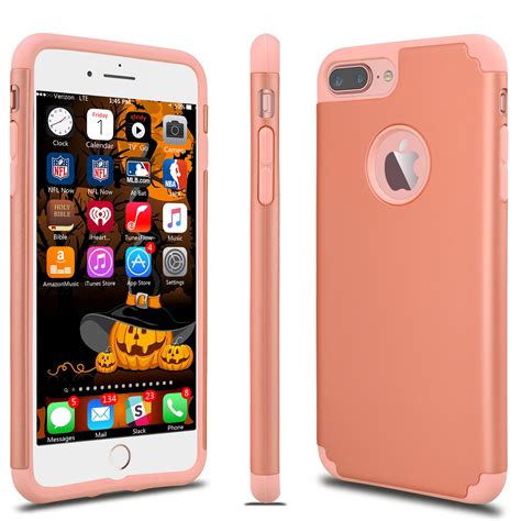 2in1 hybrid cover made from this hybrid dual layer iphone 7 plus 5.5 inch case features the sturdiness of the plastic shell and the shock absorption of the tpu inner case; iPhone 8 Plus Case, iPhone 7 Plus Case For Girls, Tekcoo ...