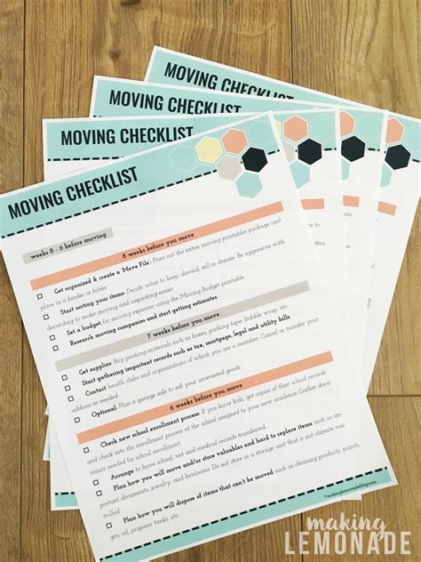 Ultimate Collection Of Moving Printables Free Printable
