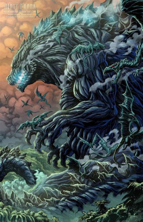 Matt Franks Godzilla Planet Of The Monsters Art Is