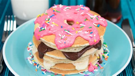 Learn How To Make Amazing Donut Pancakes Desserts Corner