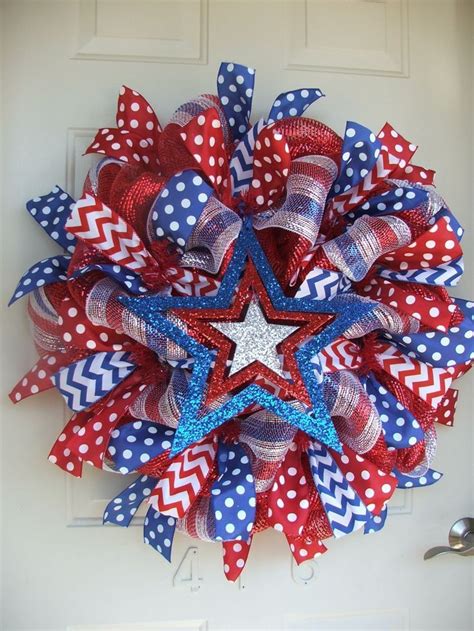 Image Result For 4th Of July Deco Mesh Wreaths Deco Mesh Wreaths
