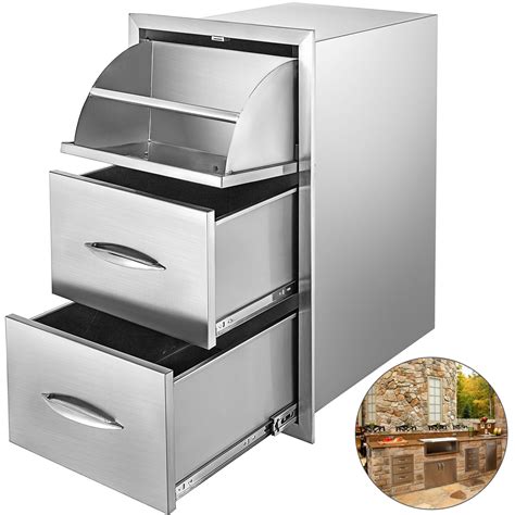 2025hx14w Stainless Steel Triple Access Drawer Outdoor Kitchen Bbq
