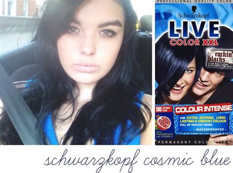 This deep, rich hair color has an intense midnight blue hue that brings a cool edge to black hair. the beauty series | uk beauty blog: schwarzkopf cosmic blue