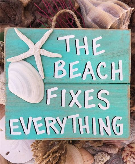 Fabulous Wood Plaque Signs That Speak Of The Beach That You Can