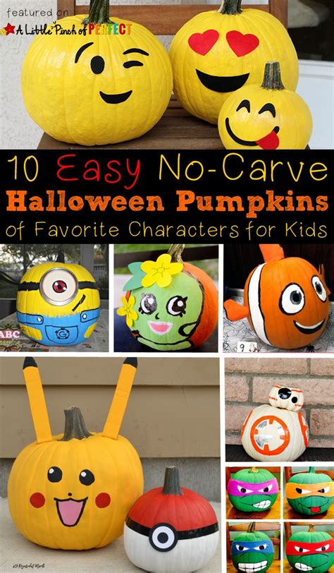 10 Most Popular No Carve Pumpkin Ideas For Kids 2021