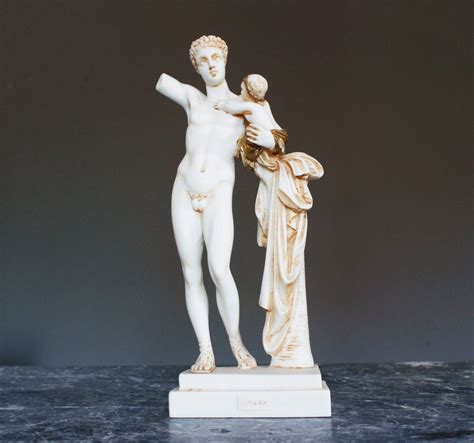Hermes God Male Nude Statue Greek Bust Torso Sculpture Etsy