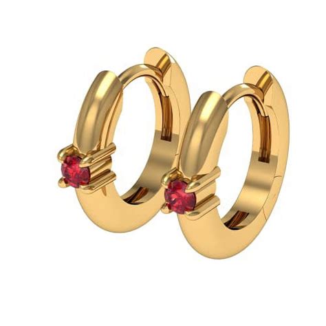 Belinda Jewelz Gold Vermeil Plating Over Sterling Silver Huggie Hoop Earrings For Women With