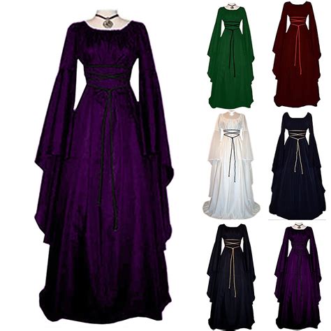 Womens Halloween Victorian Renaissance Medieval Party Cosplay Fancy
