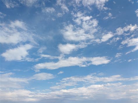 Sky With Clouds Texture Picture Free Photograph Photos