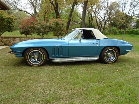 1965 Corvette Convertible Fuel Injected 375 Hp Ncrs Top Flight For