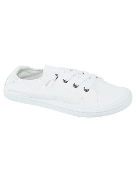 Zig White Women Soda Shoes Flat Linen Canvas Fashion Sneakers