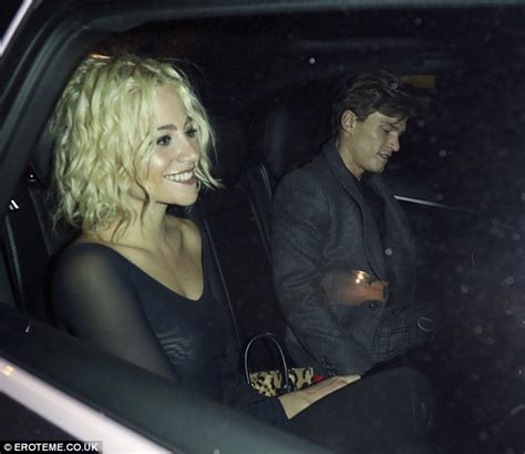 Pixie Lott Enjoys Date Night With Model Beau Oliver Cheshire At Albert